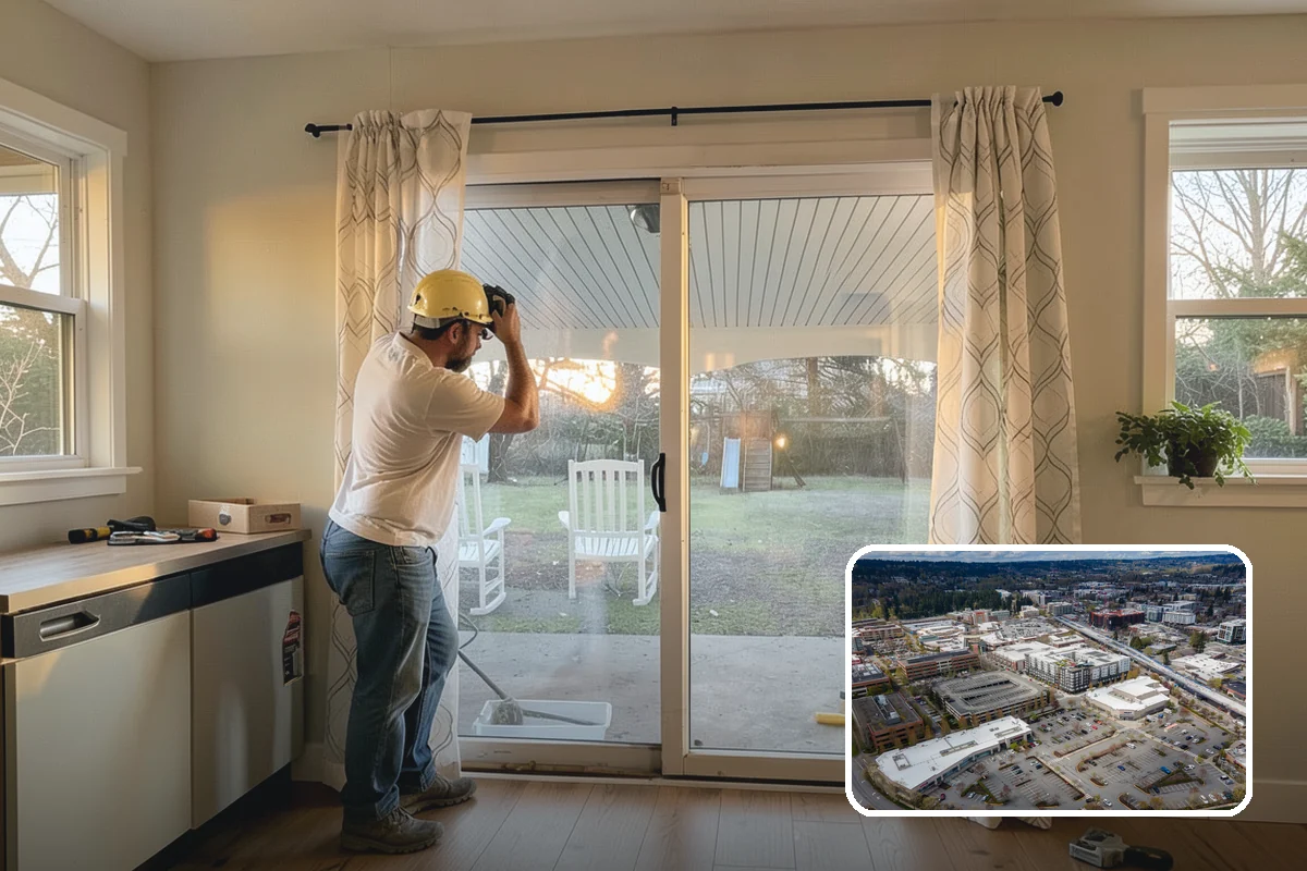 Garage Entry Door Installation in Redmond, King County, WA - Fire-rated, self-closing safety per code