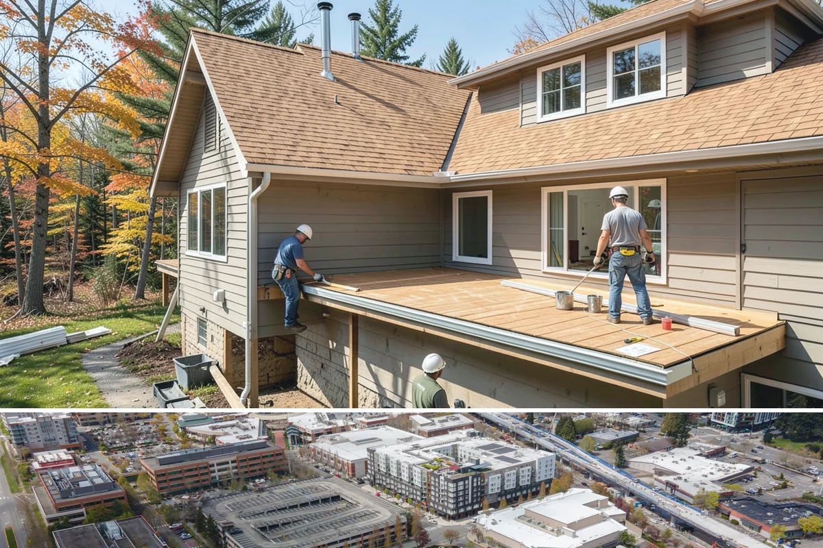 Garage Entry Door Installation in Redmond, King County, WA - This interior-to-garage door can be installed any time of year.