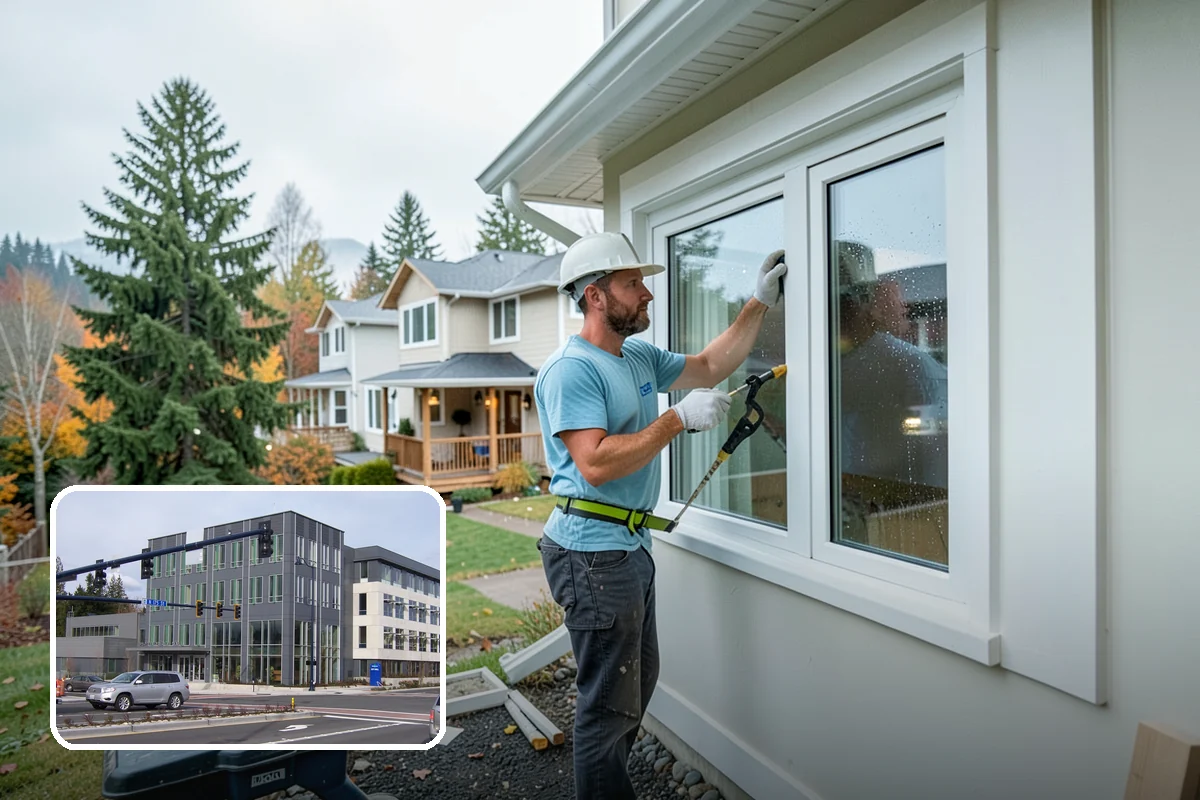 Garage Entry Door Installation in Shoreline, King County, WA - Fire-rated, self-closing safety per code