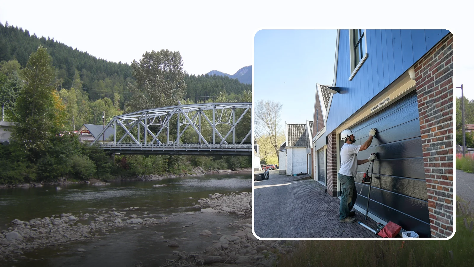 Garage Entry Door Installation in Skykomish, King County, WA - A code-compliant garage entry door that separates your garage from living space safely and securely.