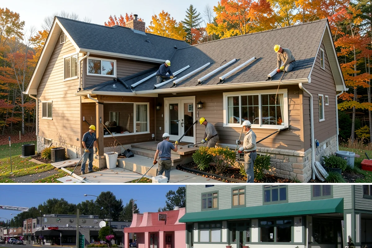 Garage Entry Door Installation in Snoqualmie, King County, WA - This interior-to-garage door can be installed any time of year.