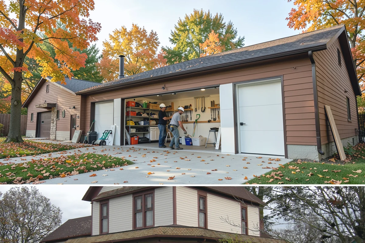 Garage Entry Door Installation in Sumner, Pierce County, WA - This interior-to-garage door can be installed any time of year.