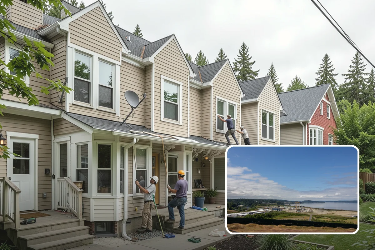 Garage Entry Door Installation in University Place, Pierce County, WA - Fire-rated, self-closing safety per code