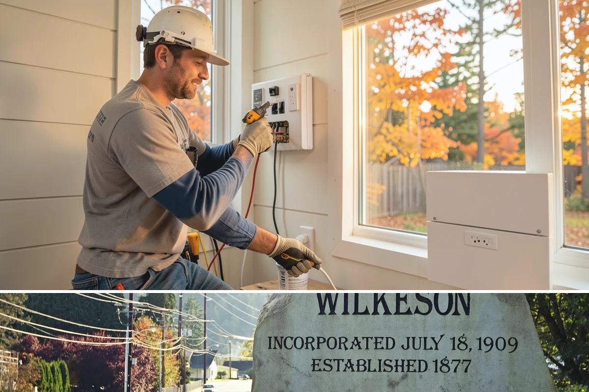 Garage Entry Door Installation in Wilkeson, Pierce County, WA - This interior-to-garage door can be installed any time of year.