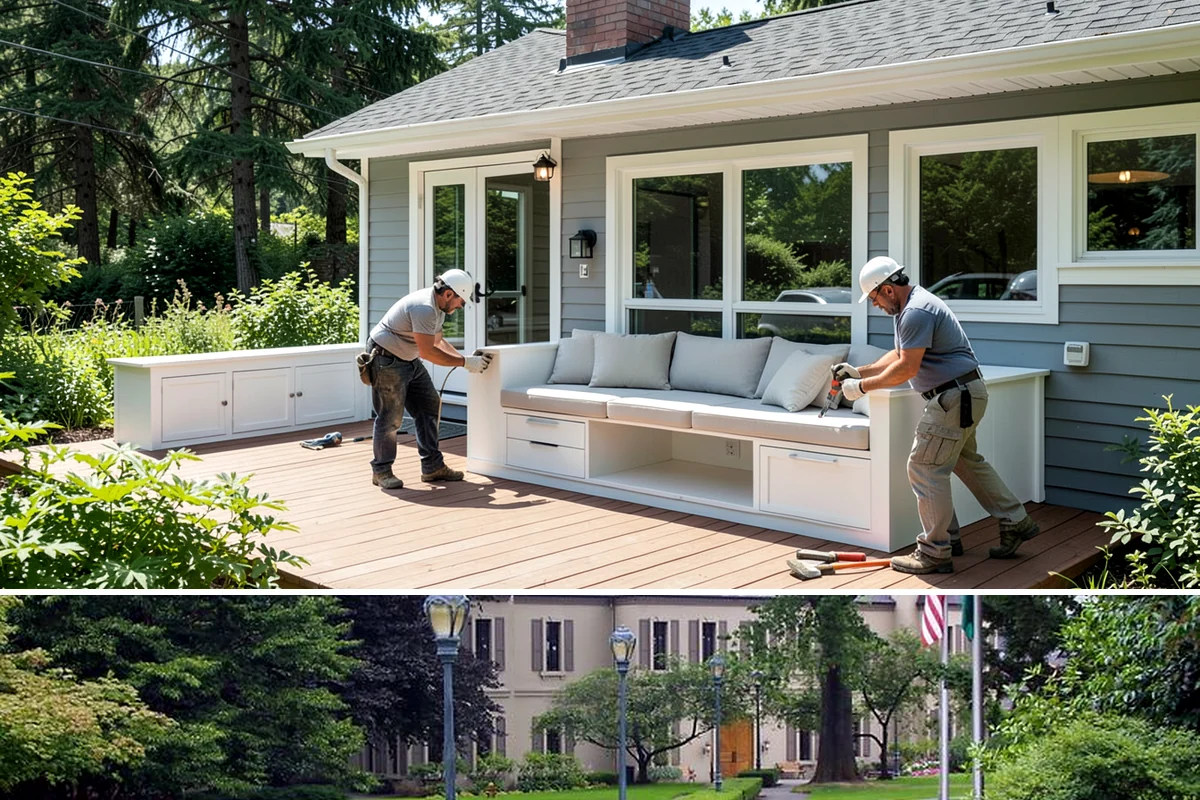 Garage Entry Door Installation in Woodinville, King County, WA - This interior-to-garage door can be installed any time of year.