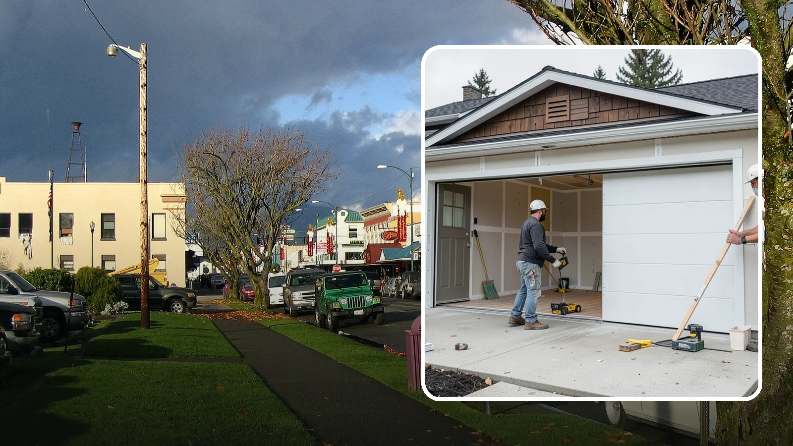 Garage Finishing in Arlington, Snohomish County, WA - Finishing out bare studs and concrete into a clean, insulated interior ready for everyday use.