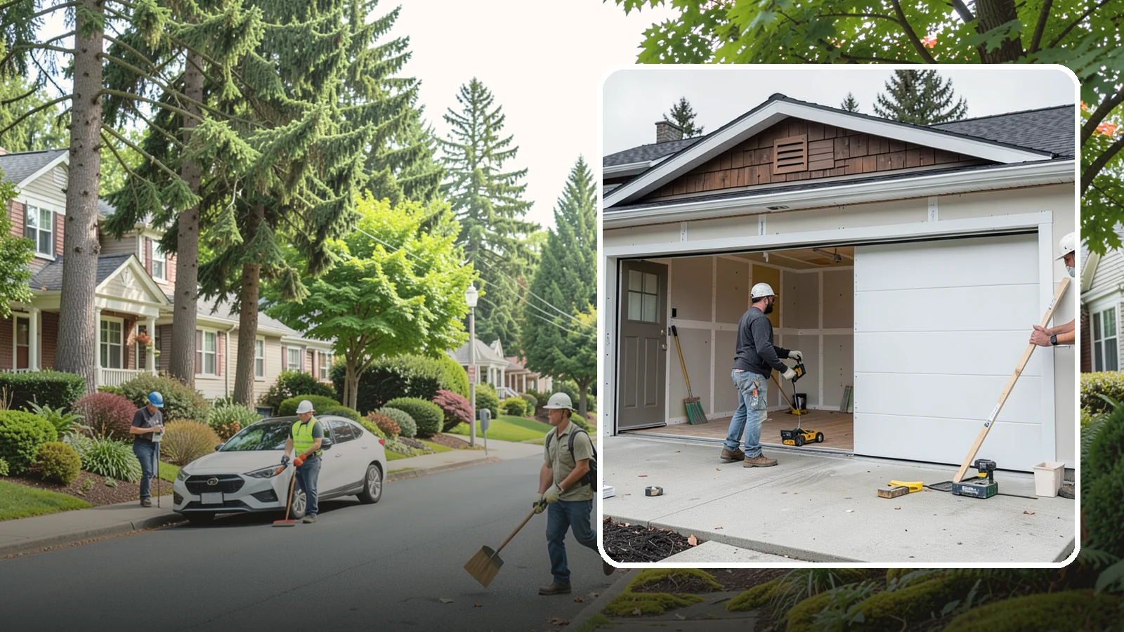 Garage Finishing in Beaux Arts Village, King County, WA - Finishing out bare studs and concrete into a clean, insulated interior ready for everyday use.
