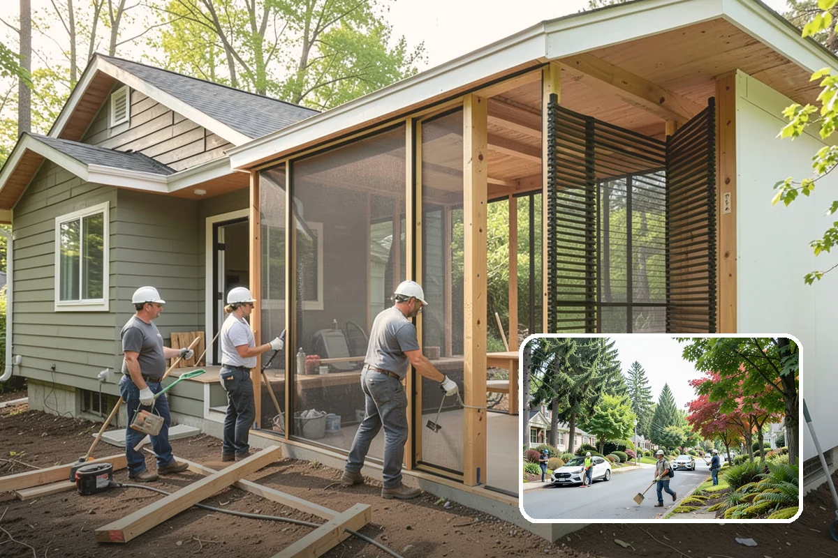 Garage Finishing in Beaux Arts Village, King County, WA - Turns rough framing into a clean, usable room