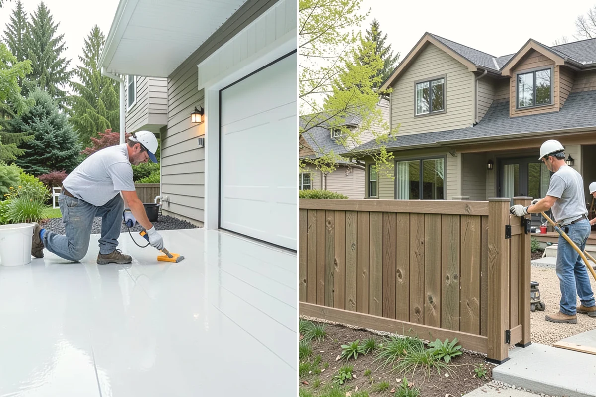 Garage Finishing in Black Diamond, King County, WA - Inspect and prep walls, ceiling, and slab
