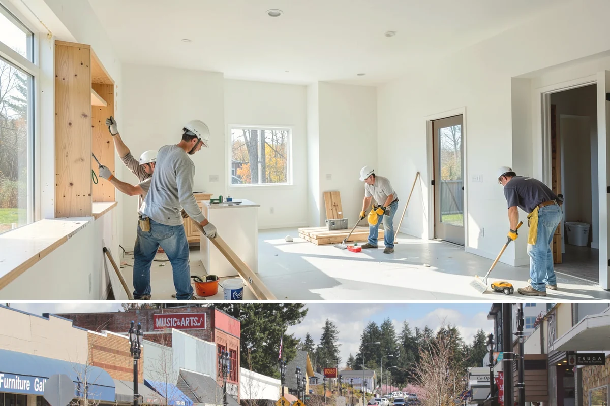 Garage Finishing in Bothell, King County, WA - Finishing work suits the wetter months since it is indoor labor, though scheduling drywall during lower-humidity stretches helps...