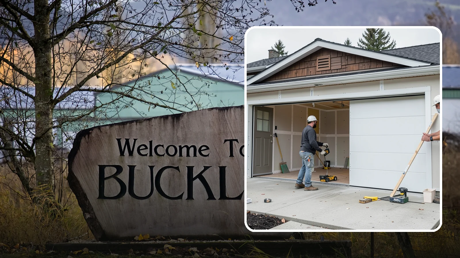 Garage Finishing in Buckley, Pierce County, WA - Finishing out bare studs and concrete into a clean, insulated interior ready for everyday use.