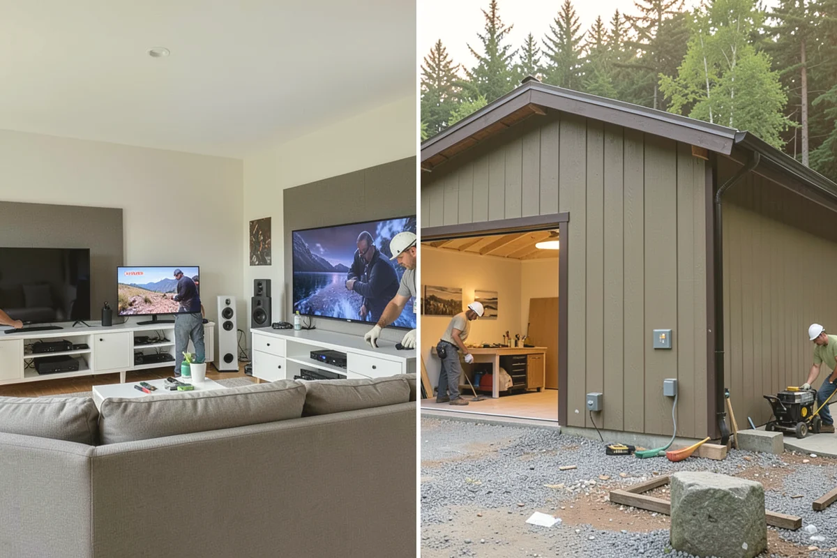 Garage Finishing in Edgewood, Pierce County, WA - Inspect and prep walls, ceiling, and slab