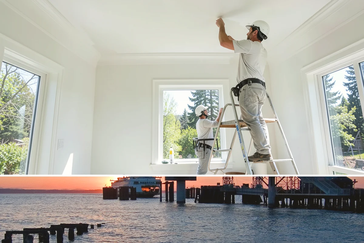 Garage Finishing in Edmonds, Snohomish County, WA - Finishing work suits the wetter months since it is indoor labor, though scheduling drywall during lower-humidity stretches helps...