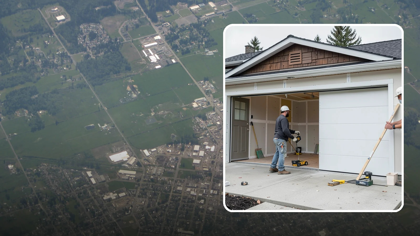 Garage Finishing in Enumclaw, King County, WA - Finishing out bare studs and concrete into a clean, insulated interior ready for everyday use.