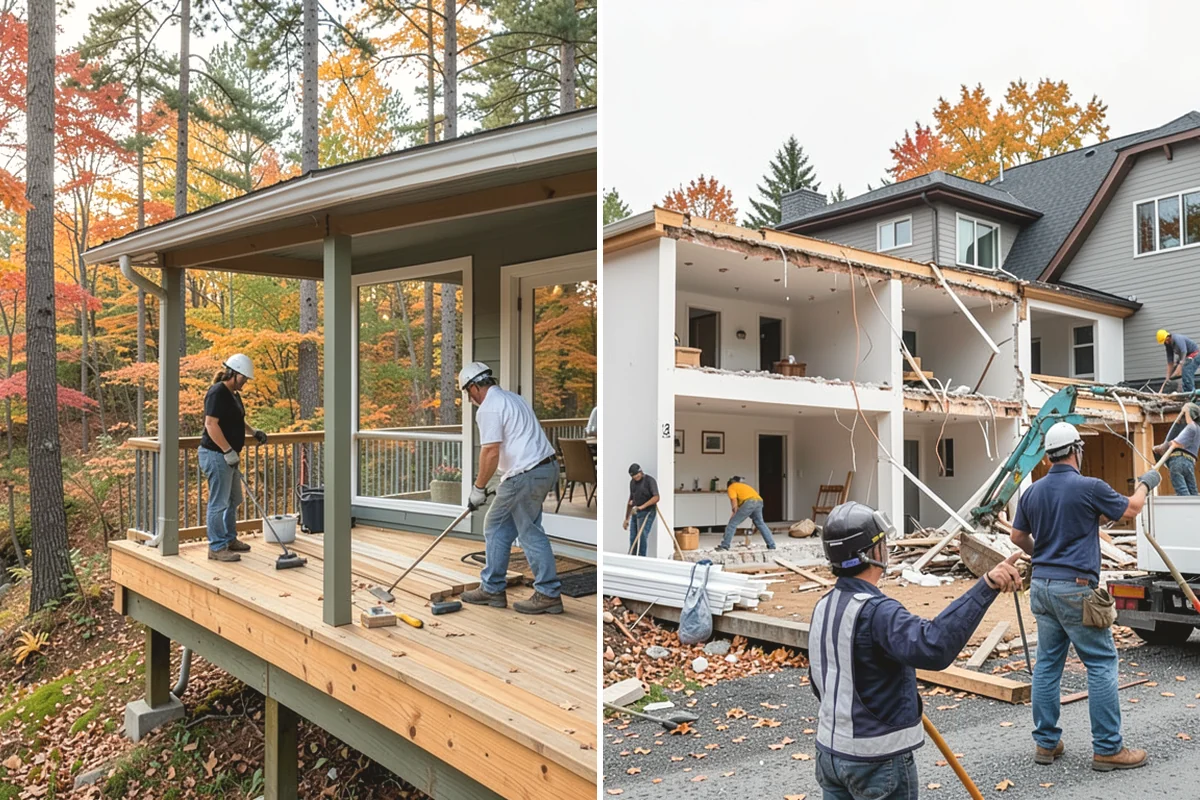 Garage Finishing in La Conner, Skagit County, WA - Inspect and prep walls, ceiling, and slab
