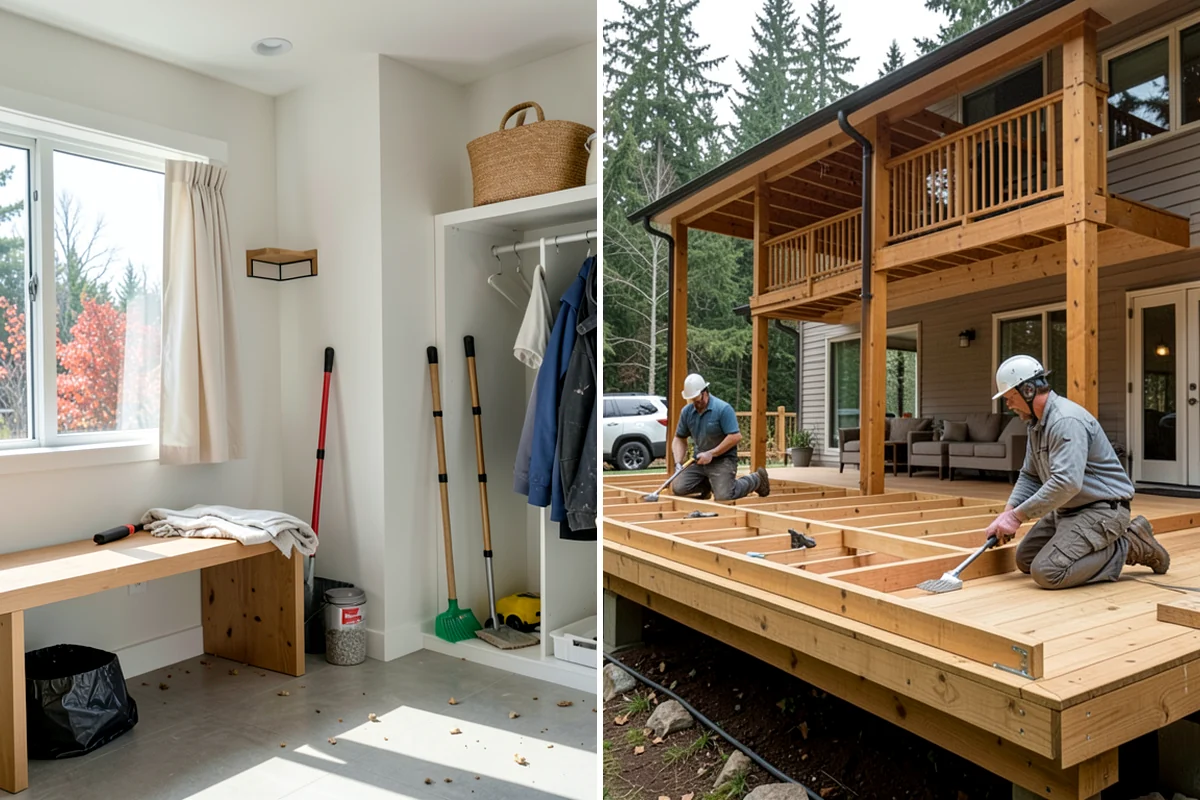 Garage Finishing in Lake Forest Park, King County, WA - Inspect and prep walls, ceiling, and slab