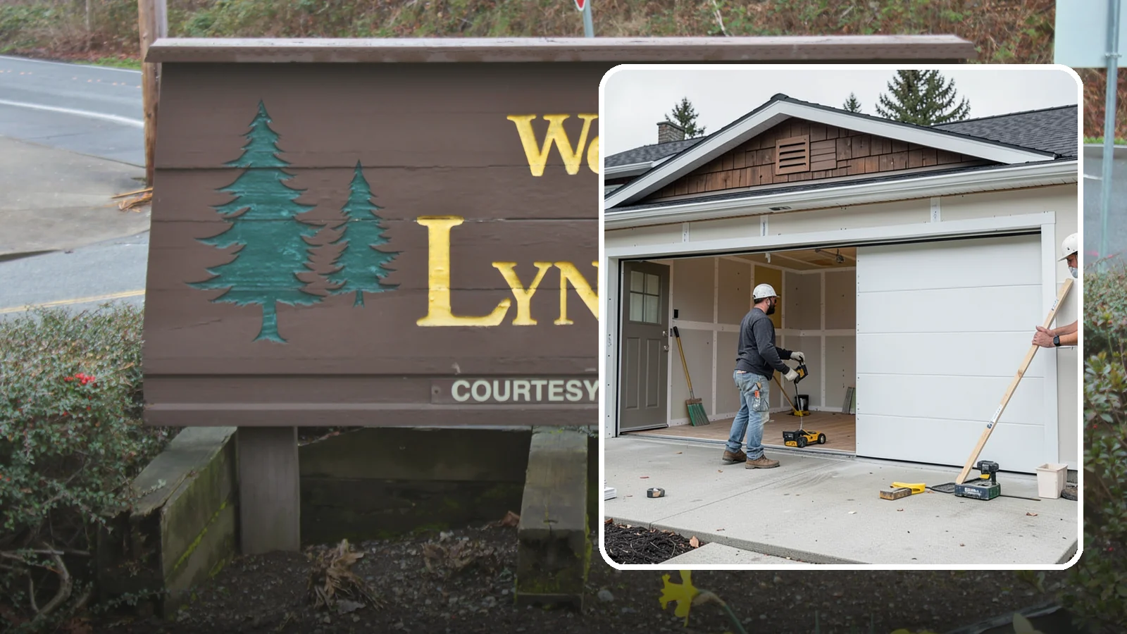 Garage Finishing in Lynnwood, Snohomish County, WA - Finishing out bare studs and concrete into a clean, insulated interior ready for everyday use.