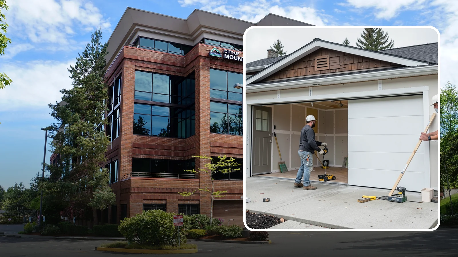 Garage Finishing in Mountlake Terrace, Snohomish County, WA - Finishing out bare studs and concrete into a clean, insulated interior ready for everyday use.