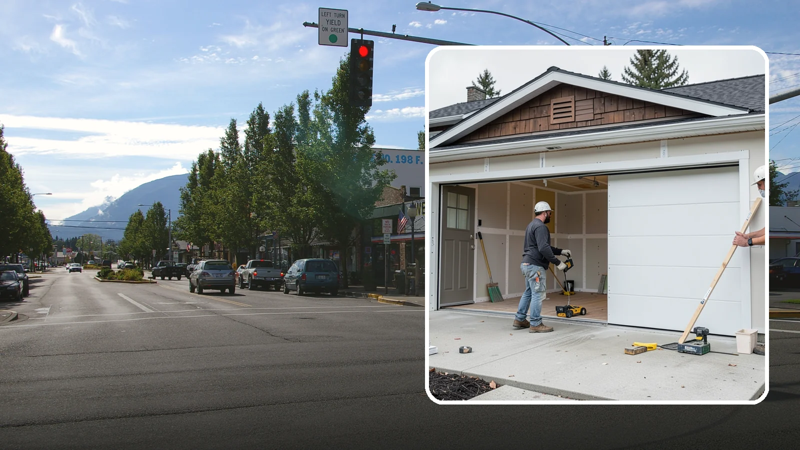 Garage Finishing in North Bend, King County, WA - Finishing out bare studs and concrete into a clean, insulated interior ready for everyday use.