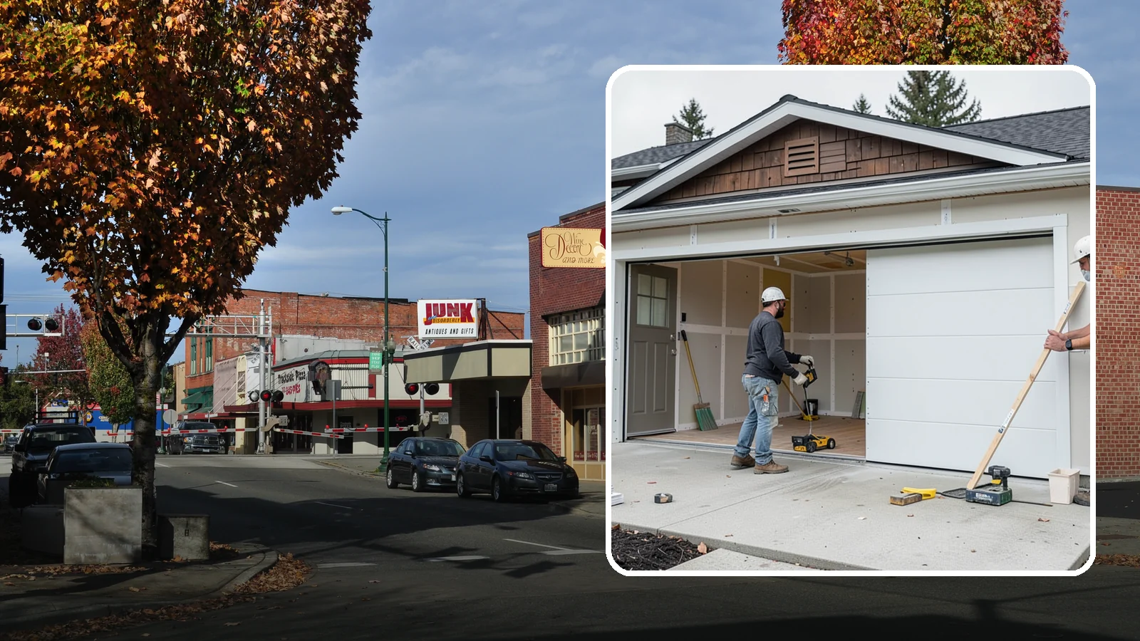 Garage Finishing in Puyallup, Pierce County, WA - Finishing out bare studs and concrete into a clean, insulated interior ready for everyday use.