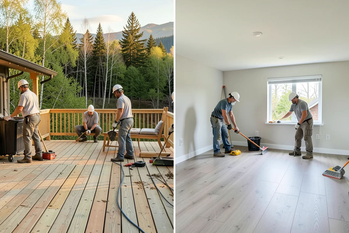 Garage Finishing in Shoreline, King County, WA - Inspect and prep walls, ceiling, and slab