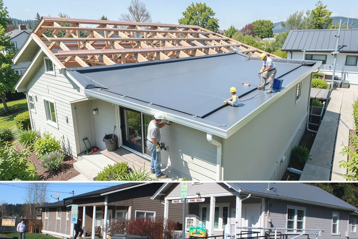 Garage Finishing in South Prairie, Pierce County, WA - Finishing work suits the wetter months since it is indoor labor, though scheduling drywall during lower-humidity stretches helps...