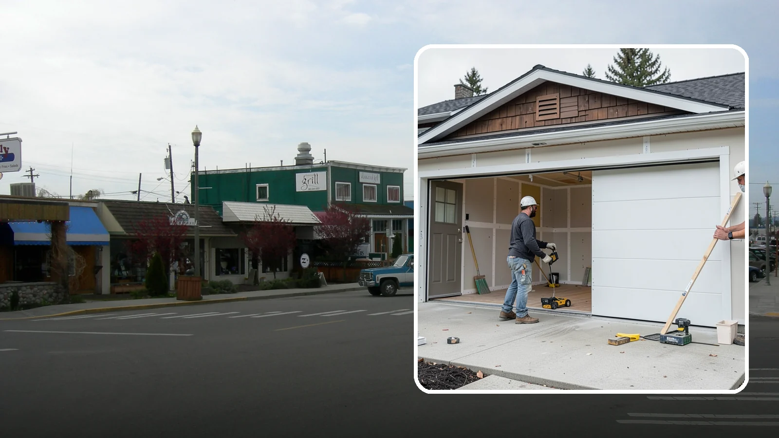 Garage Finishing in Stanwood, Snohomish County, WA - Finishing out bare studs and concrete into a clean, insulated interior ready for everyday use.