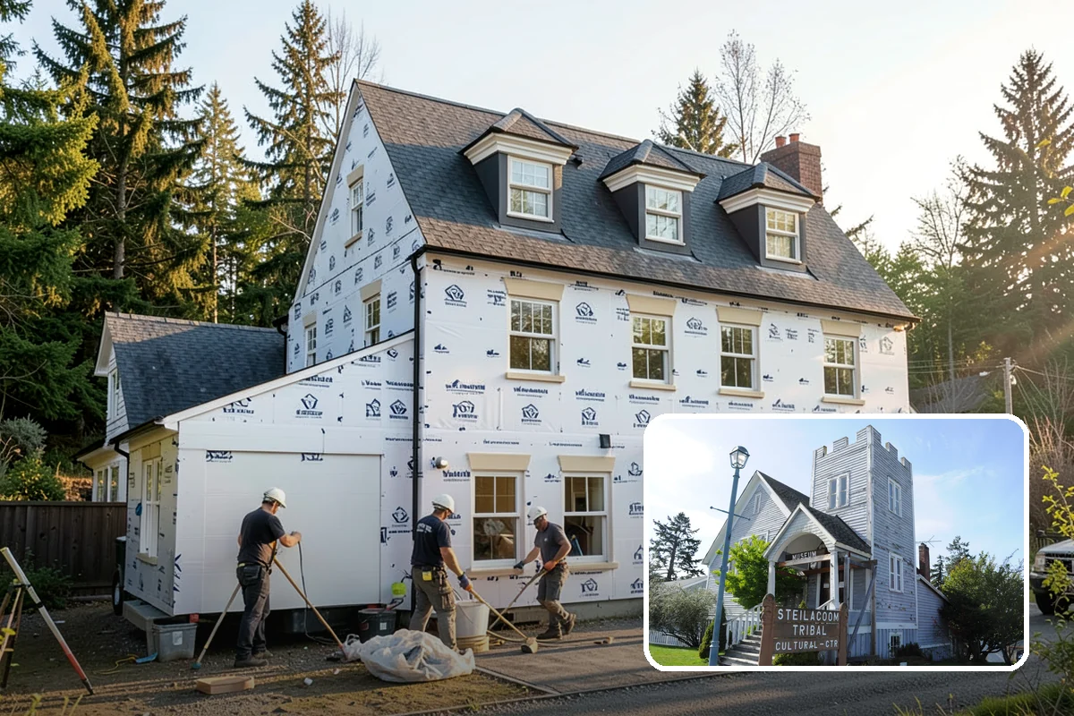 Garage Finishing in Steilacoom, Pierce County, WA - Turns rough framing into a clean, usable room