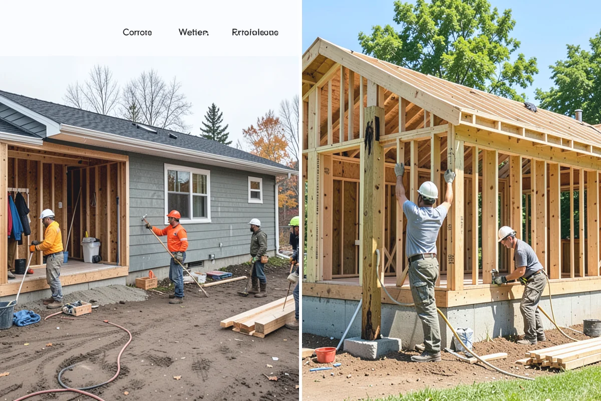 Garage Finishing in Woodinville, King County, WA - Inspect and prep walls, ceiling, and slab
