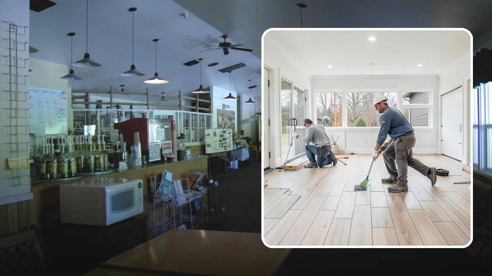 Garage Flooring Installation in Black Diamond, King County, WA - Rugged garage flooring installation that resists oil, moisture, and heavy loads while brightening the space.
