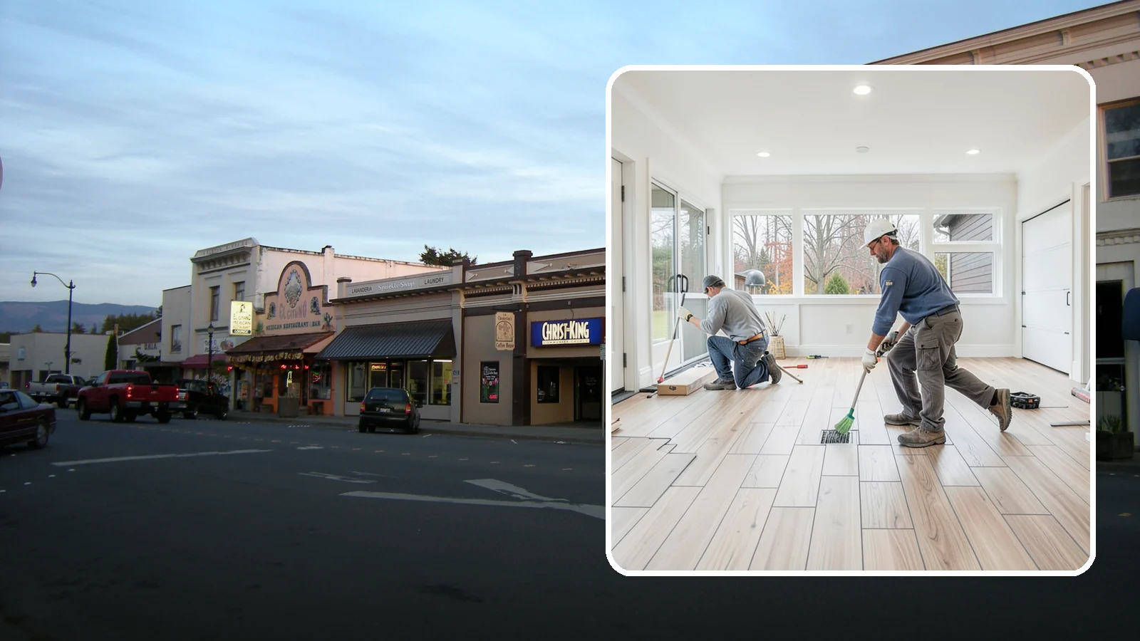 Garage Flooring Installation in Burlington, Skagit County, WA - Rugged garage flooring installation that resists oil, moisture, and heavy loads while brightening the space.