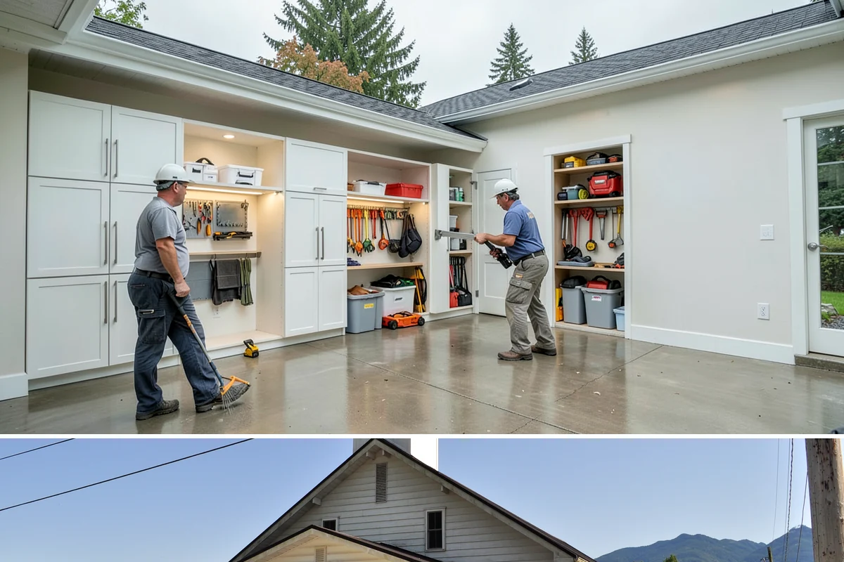 Garage Flooring Installation in Concrete, Skagit County, WA - Warmer, drier months aid coating cure times, though we manage garage conditions to install successfully in cooler seasons.