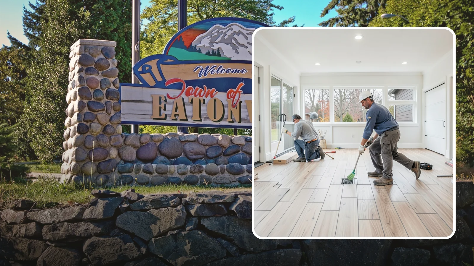 Garage Flooring Installation in Eatonville, Pierce County, WA - Rugged garage flooring installation that resists oil, moisture, and heavy loads while brightening the space.