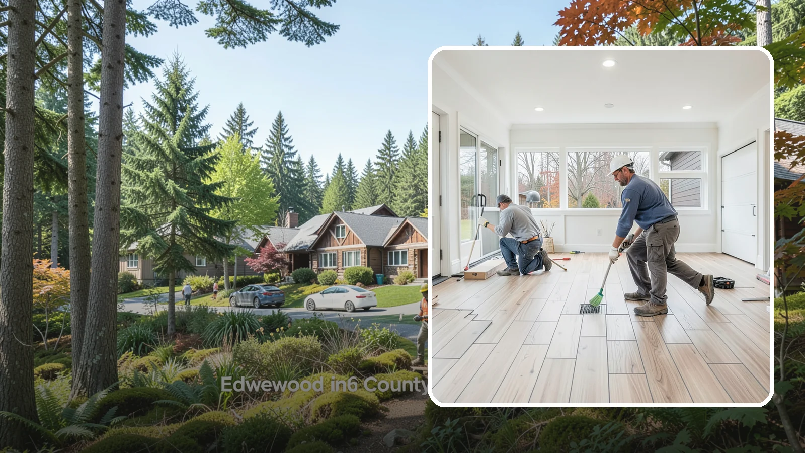 Garage Flooring Installation in Edgewood, Pierce County, WA - Rugged garage flooring installation that resists oil, moisture, and heavy loads while brightening the space.