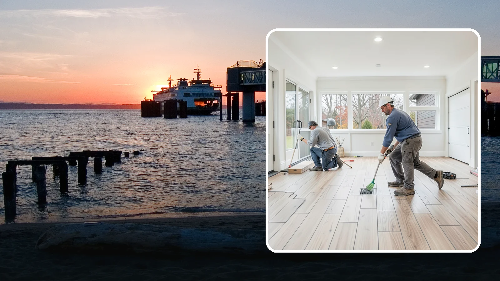 Garage Flooring Installation in Edmonds, Snohomish County, WA - Rugged garage flooring installation that resists oil, moisture, and heavy loads while brightening the space.
