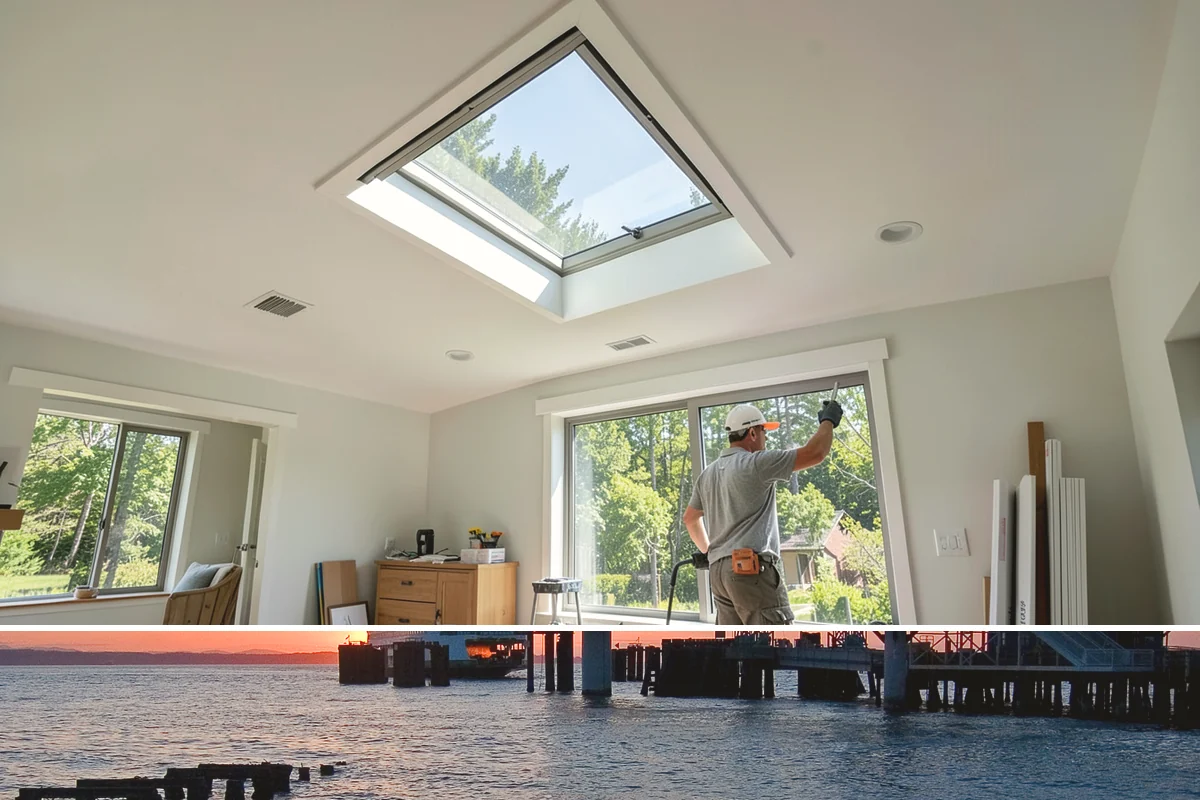 Garage Flooring Installation in Edmonds, Snohomish County, WA - Warmer, drier months aid coating cure times, though we manage garage conditions to install successfully in cooler seasons.