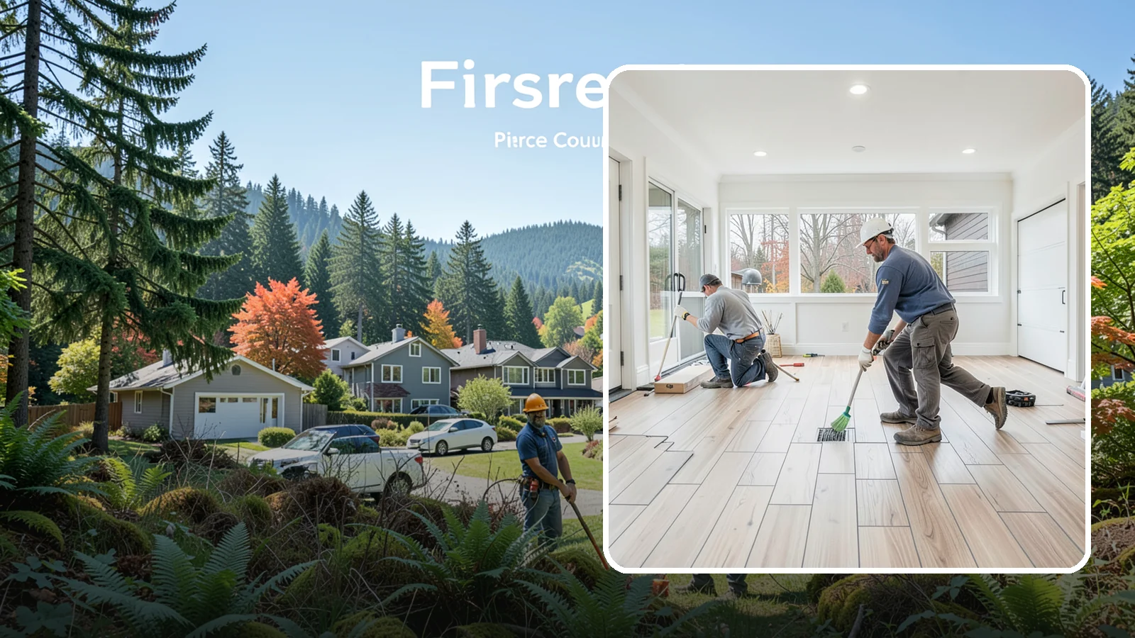 Garage Flooring Installation in Fircrest, Pierce County, WA - Rugged garage flooring installation that resists oil, moisture, and heavy loads while brightening the space.