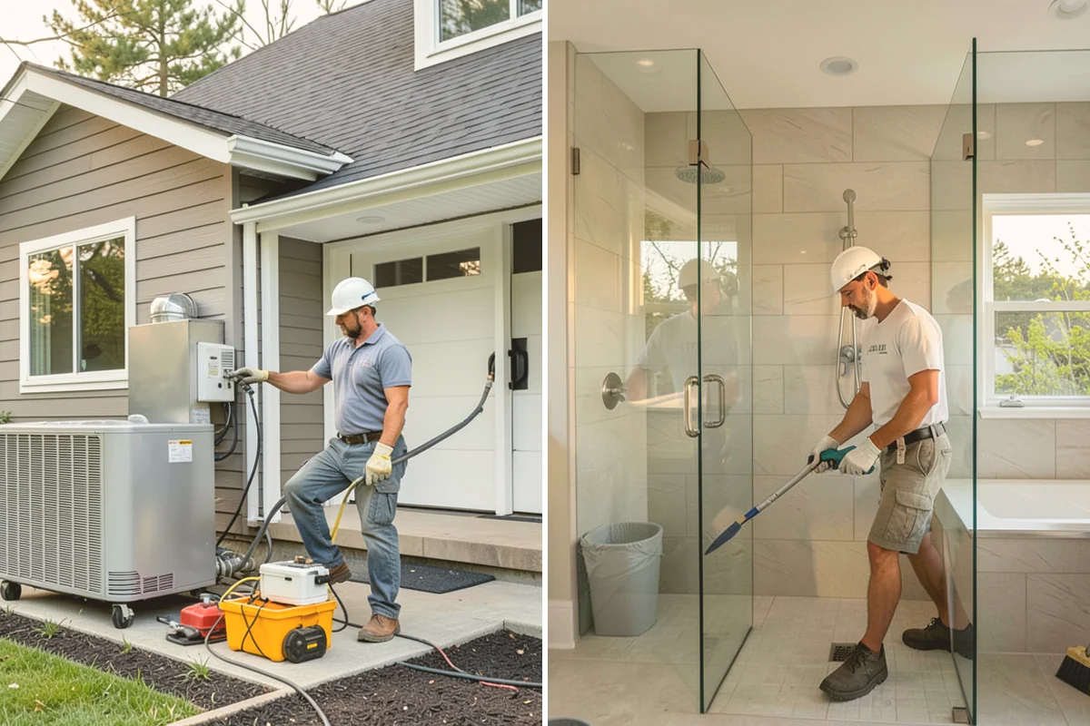 Garage Flooring Installation in Kirkland, King County, WA - Grind and profile the concrete