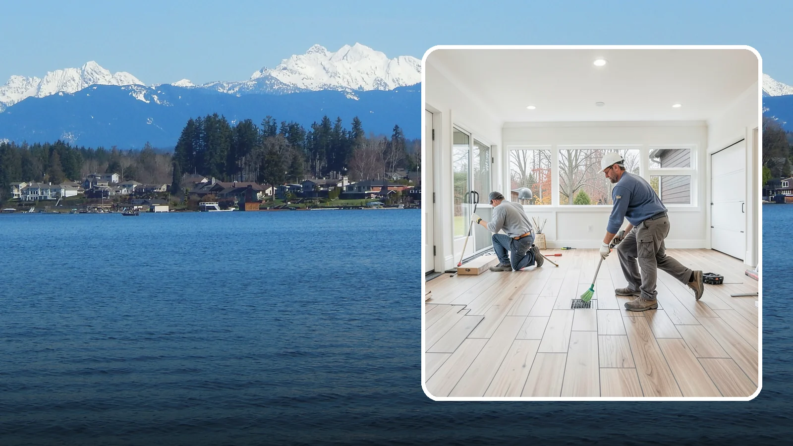 Garage Flooring Installation in Lake Stevens, Snohomish County, WA - Rugged garage flooring installation that resists oil, moisture, and heavy loads while brightening the space.