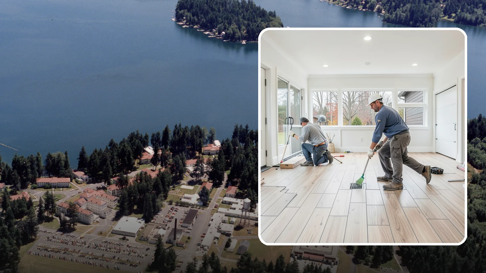 Garage Flooring Installation in Lakewood, Pierce County, WA - Rugged garage flooring installation that resists oil, moisture, and heavy loads while brightening the space.