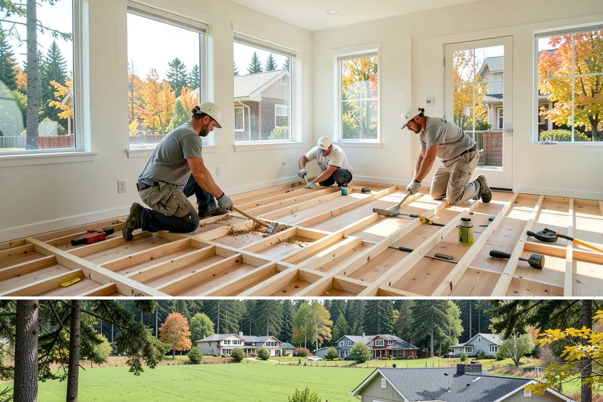 Garage Flooring Installation in Lyman, Skagit County, WA - Warmer, drier months aid coating cure times, though we manage garage conditions to install successfully in cooler seasons.