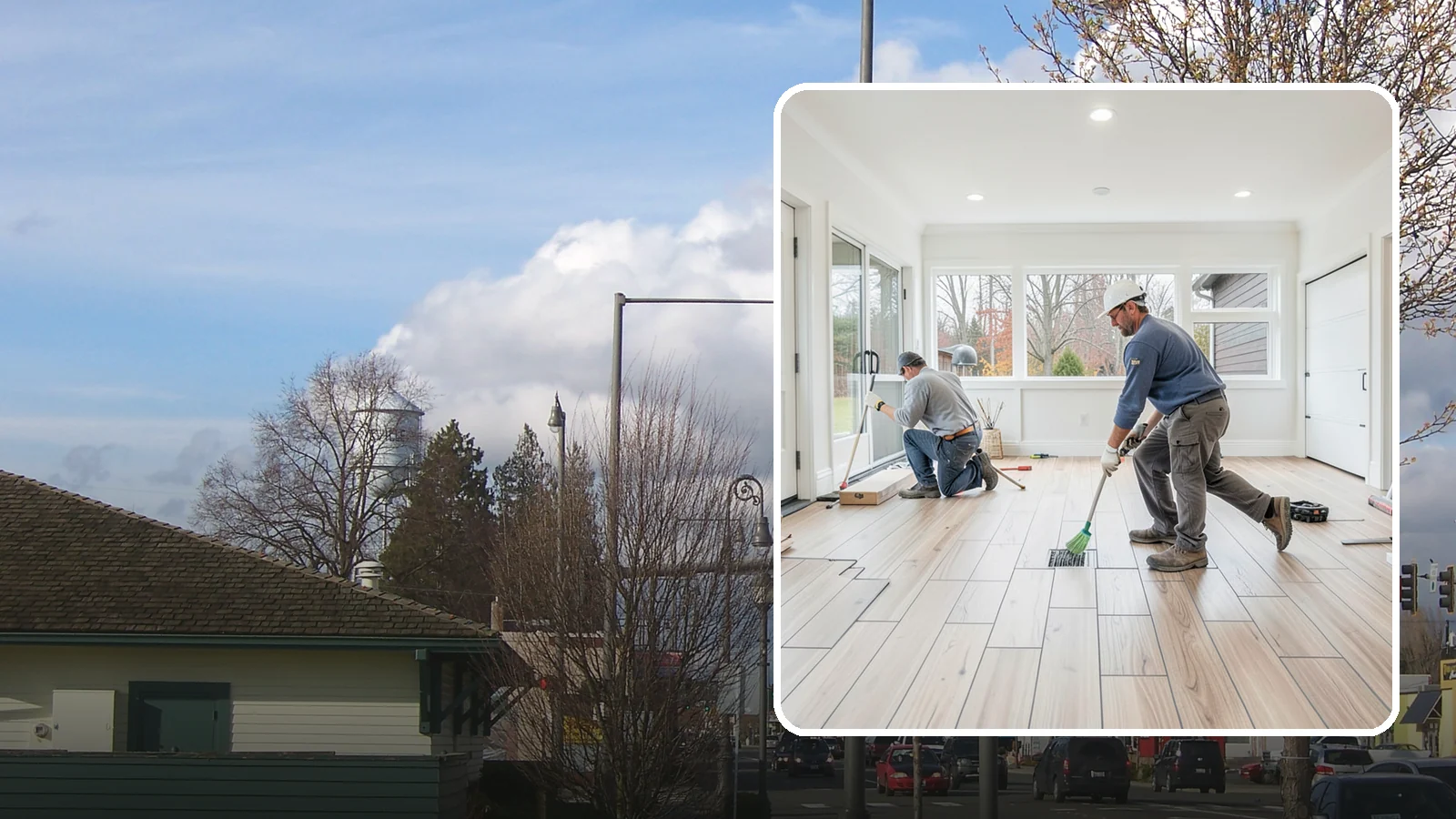 Garage Flooring Installation in Marysville, Snohomish County, WA - Rugged garage flooring installation that resists oil, moisture, and heavy loads while brightening the space.