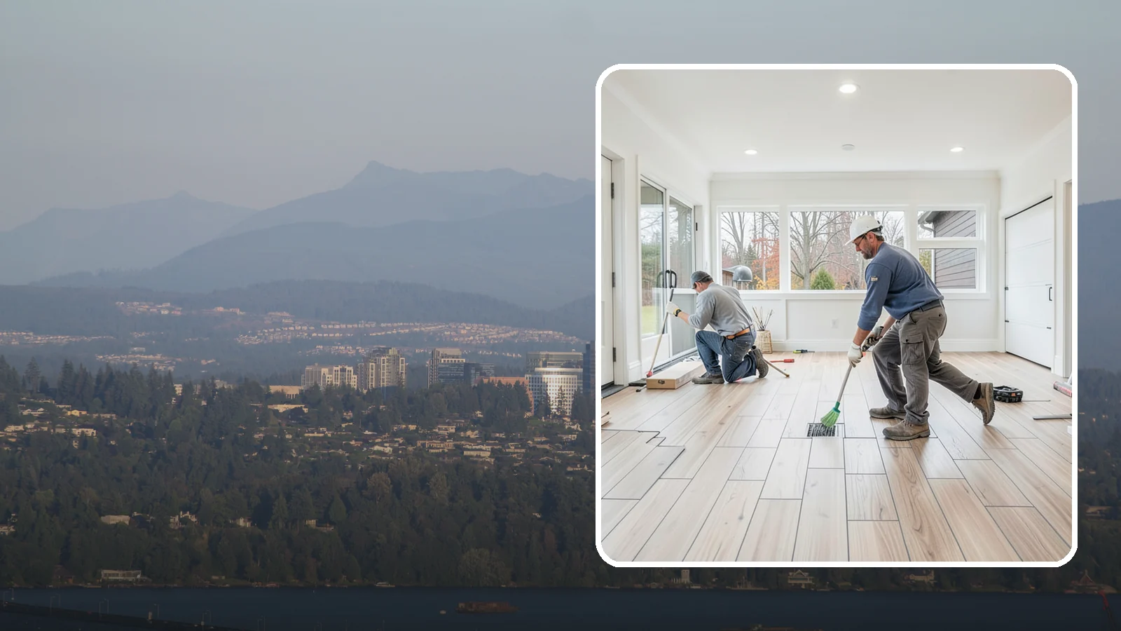 Garage Flooring Installation in Medina, King County, WA - Rugged garage flooring installation that resists oil, moisture, and heavy loads while brightening the space.