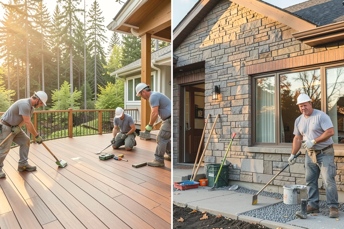Garage Flooring Installation in North Bend, King County, WA - Grind and profile the concrete