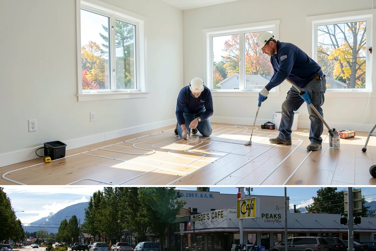 Garage Flooring Installation in North Bend, King County, WA - Warmer, drier months aid coating cure times, though we manage garage conditions to install successfully in cooler seasons.