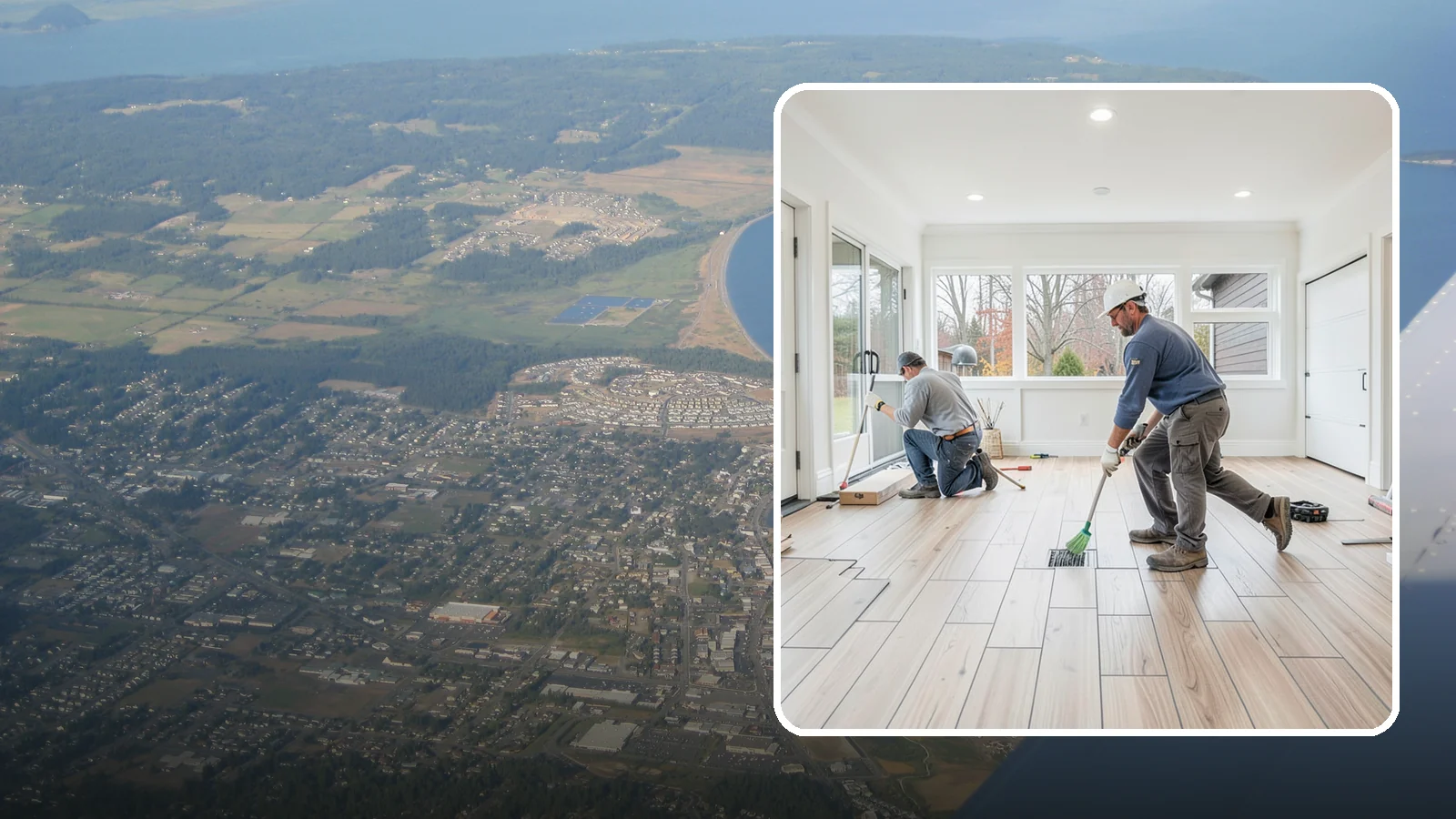 Garage Flooring Installation in Oak Harbor, Island County, WA - Rugged garage flooring installation that resists oil, moisture, and heavy loads while brightening the space.