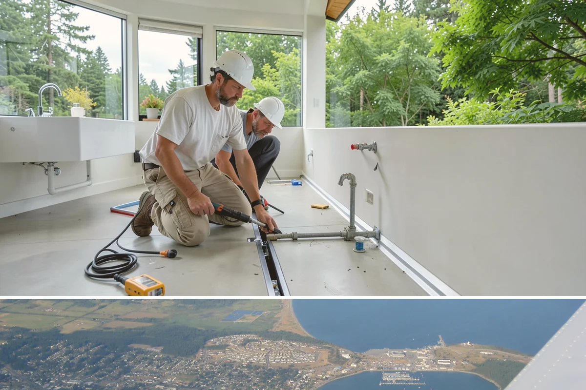 Garage Flooring Installation in Oak Harbor, Island County, WA - Warmer, drier months aid coating cure times, though we manage garage conditions to install successfully in cooler seasons.