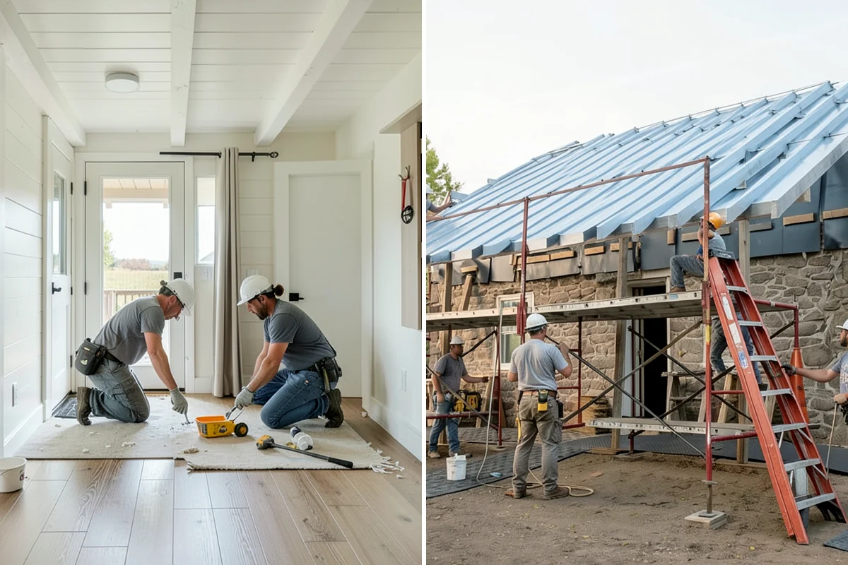 Garage Flooring Installation in Shoreline, King County, WA - Grind and profile the concrete
