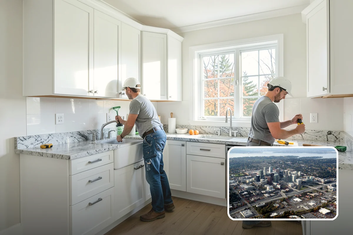 Garage Heating Installation in Bellevue, King County, WA - Keeps the garage usable in cold months