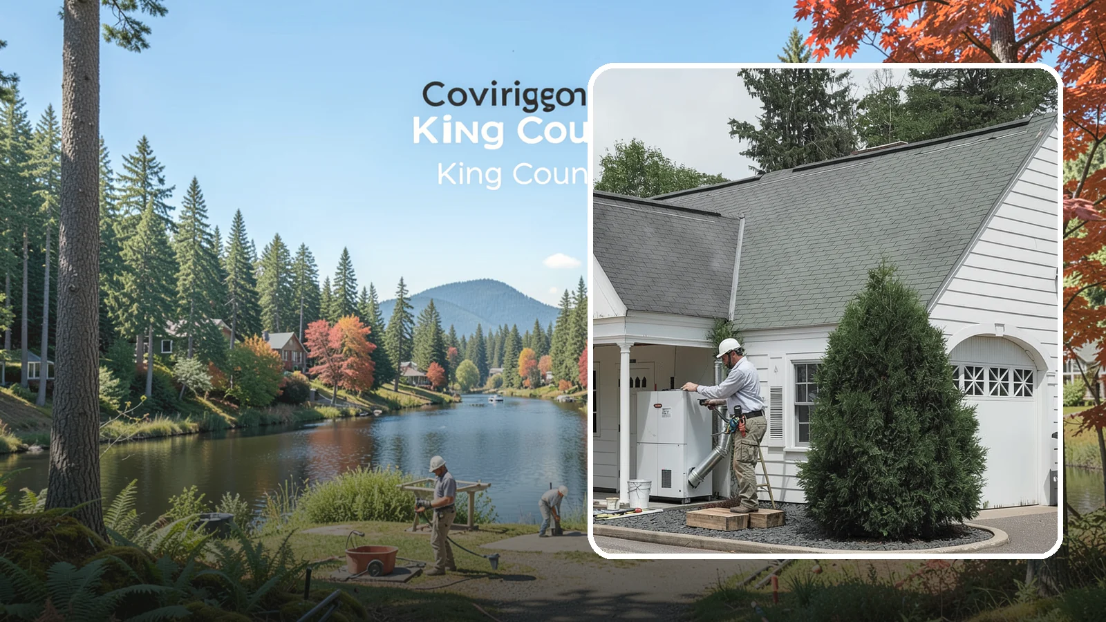 Garage Heating Installation in Covington, King County, WA - Installing heating that keeps the garage comfortable and usable through damp Puget Sound winters.